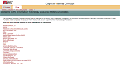 Desktop Screenshot of corphist.computerhistory.org